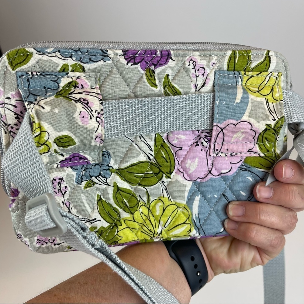 Vera Bradley Watercolor Floral Quilted Belt Bag Crossbody - Picture 13 of 15
